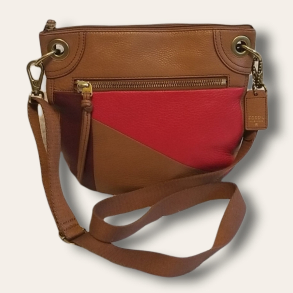 FOSSIL Karli Hobo Genuine Leather Bag Like New II
